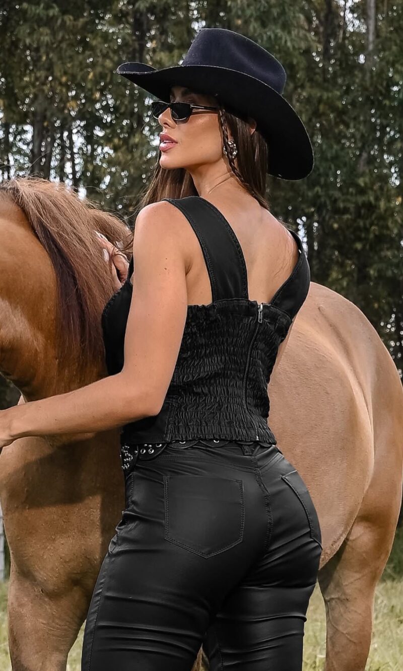 top em couro resinado 24629 consciencia jeans o26 top em couro resinado 24629 consciencia jeans o26